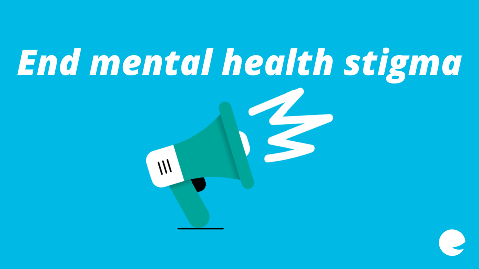 Text: End mental health stigma