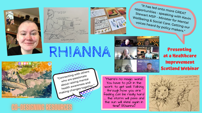 A collage of images from the CAMHS project