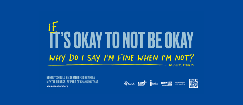 if it's oaky to not be okay image on blue